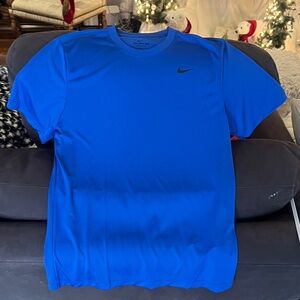 Nike Men's Vibrant Blue Short Sleeve Dri Fit Tee